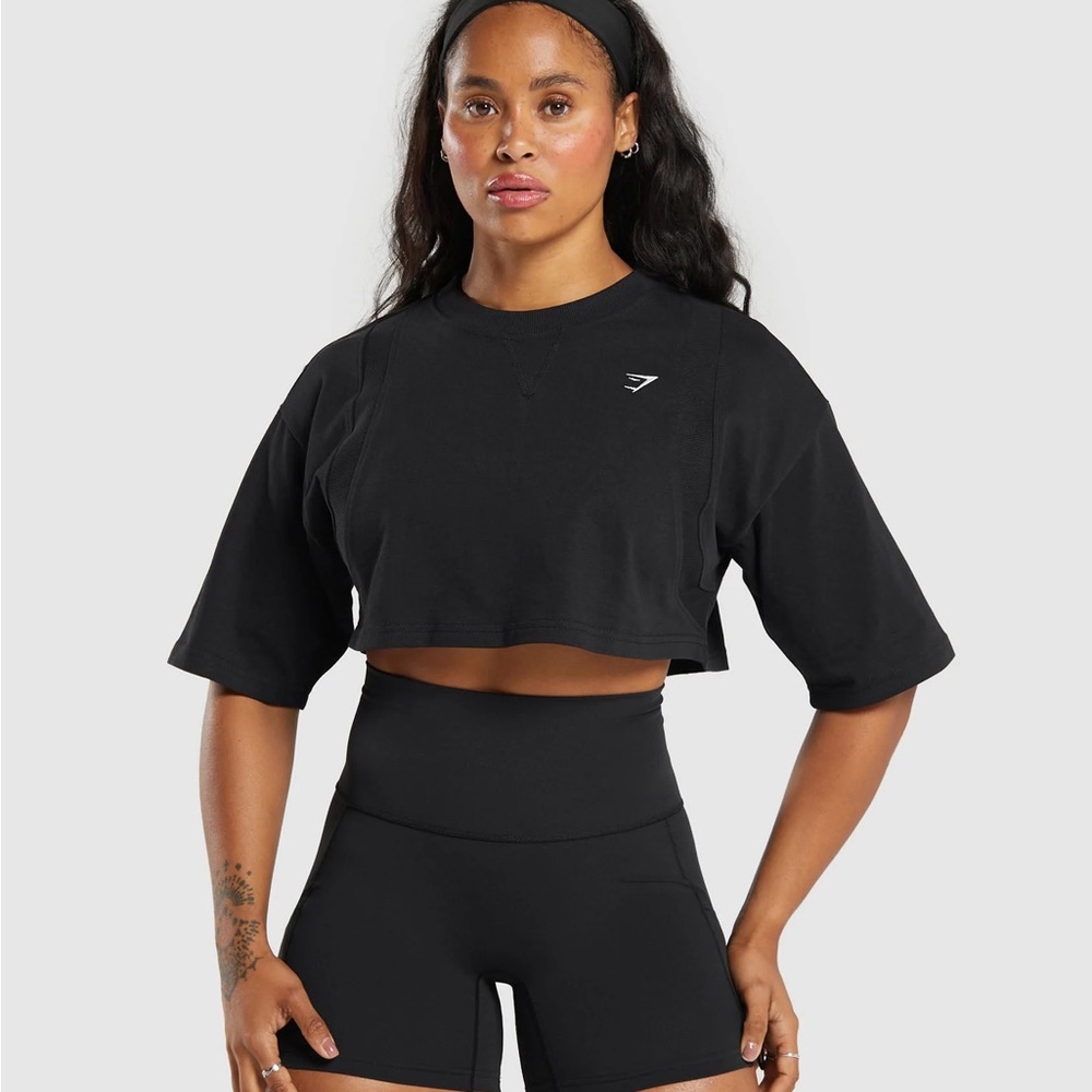 Heavyweight cotton crop top